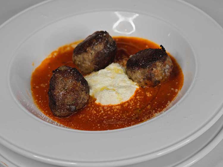 Wood Fired Meatballs
