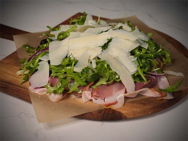 Arugula Prosciutto Pizza